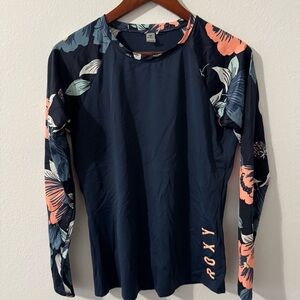 Roxy Quiksilver Womens Rash Guard Swim Top XL